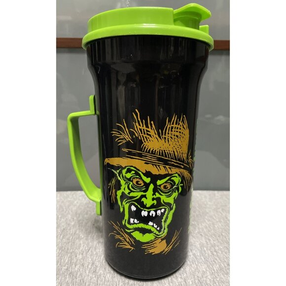 Knotts Vintage 90s Y2K Scary Farm Halloween Haunt Plastic Water Bottle Sip Cup - Picture 3 of 5